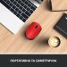 Миша бездротова M171, червона Logitech (910-004641)
