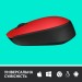 Миша бездротова M171, червона Logitech (910-004641)