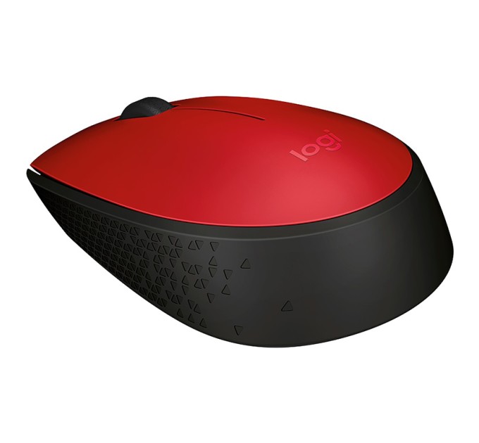 Миша бездротова M171, червона Logitech (910-004641)