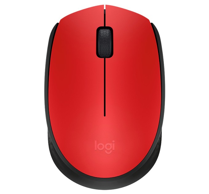 Миша бездротова M171, червона Logitech (910-004641)