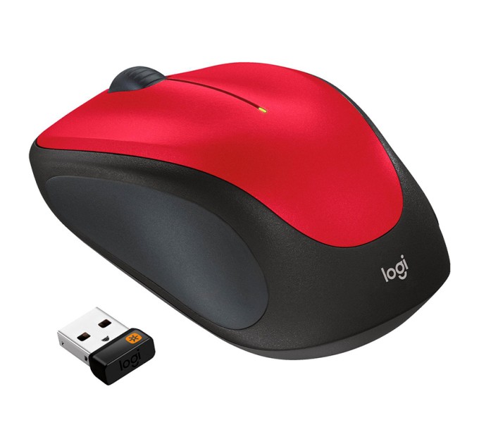 Миша бездротова M235, червона Logitech (910-002496)
