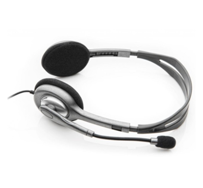 Гарнітура дротова H111 Stereo, чорна Logitech (981-000593)