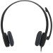 Гарнітура дротова H151 Stereo, чорна Logitech (981-000589)