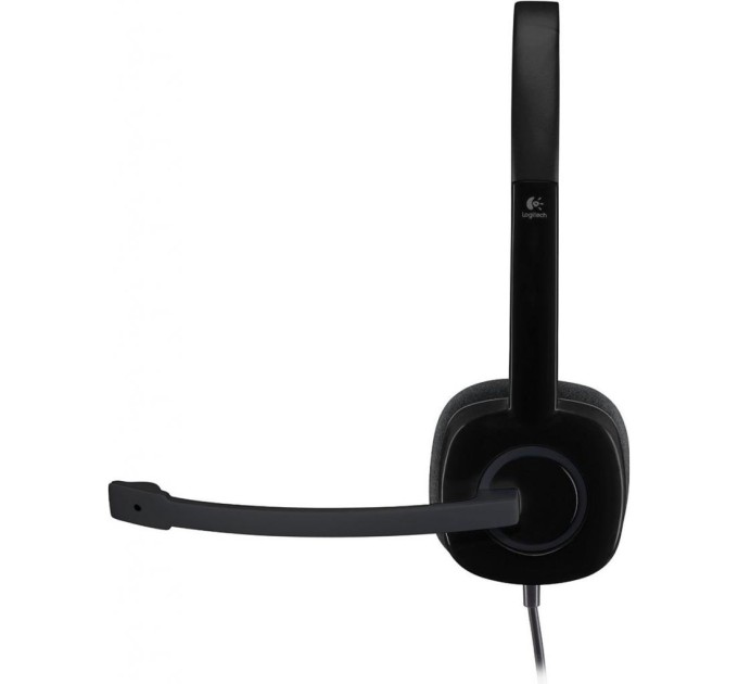 Гарнітура дротова H151 Stereo, чорна Logitech (981-000589)