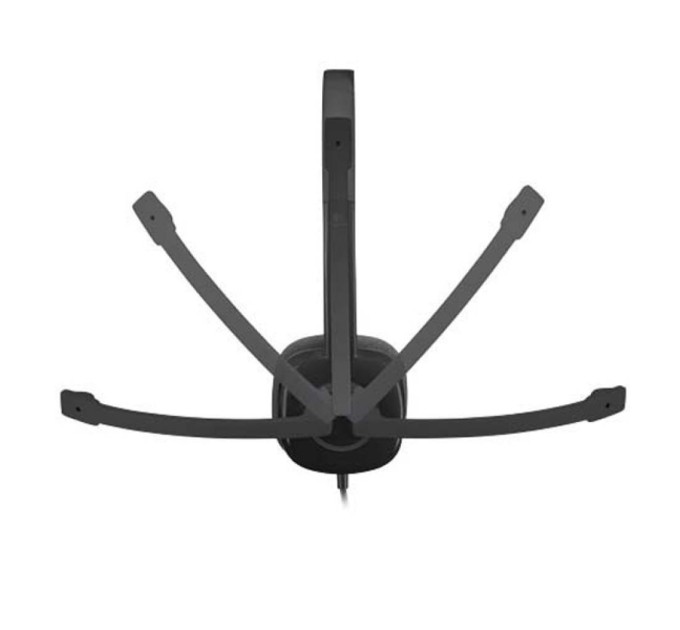 Гарнітура дротова H151 Stereo, чорна Logitech (981-000589)