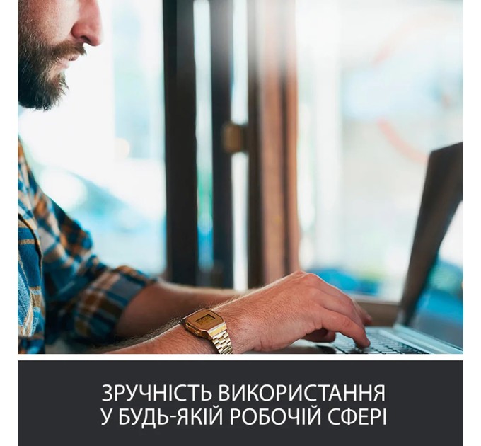 Миша бездротова M220 Silent, сіра Logitech (910-004878)