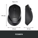 Миша бездротова M330 Silent Plus, чорна Logitech (910-004909)