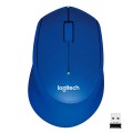 Миша бездротова M330 Silent Plus, синя Logitech (910-004910)