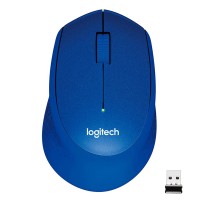 Миша бездротова M330 Silent Plus, синя Logitech (910-004910)