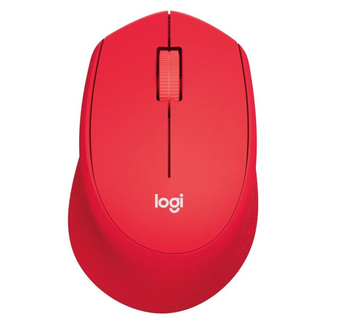 Миша бездротова M330 Silent Plus, червона Logitech (910-004911)