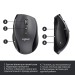 Миша бездротова M705 Marathon, чорна Logitech (910-001949)