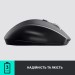 Миша бездротова M705 Marathon, чорна Logitech (910-001949)