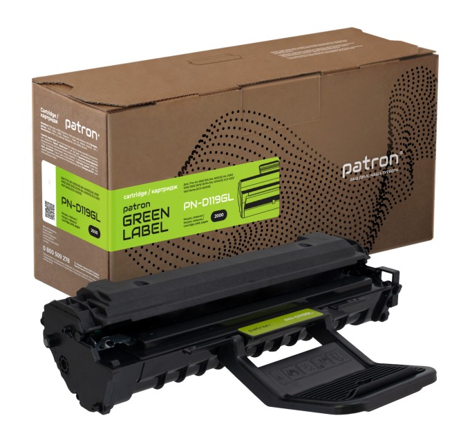 Картридж сумісний Samsung MLT-D119S (ML-1610/ML-2010/SCX-4521/106R01159) Green Label Patron (PN-D119GL)
