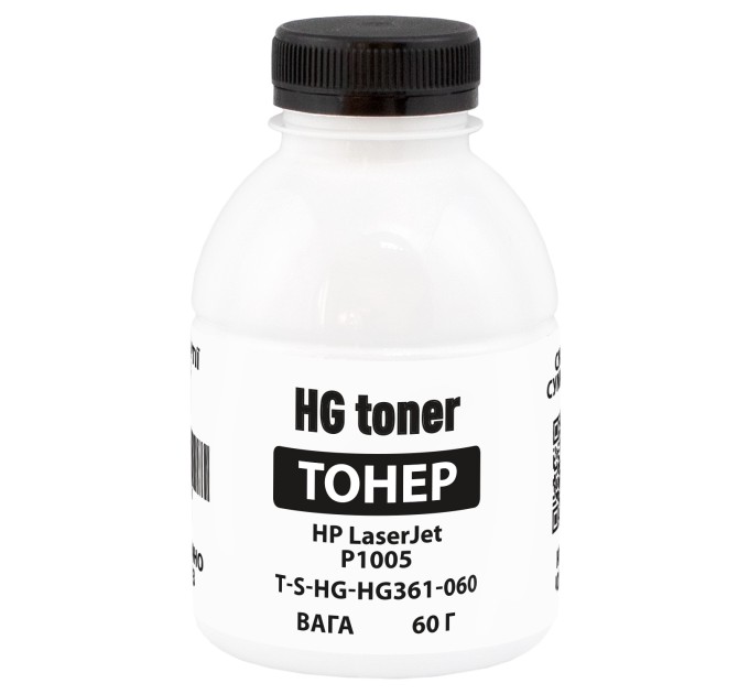 Тонер HP LaserJet P1005 флакон, 60 г HG toner (TSM-HG361-060)