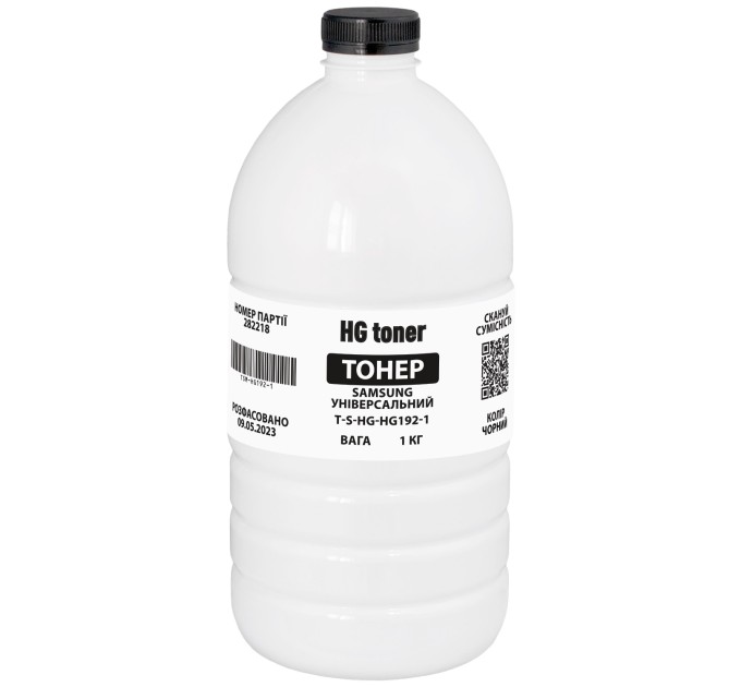 Тонер Samsung універсальний флакон, 1 кг HG toner (TSM-HG192-1)