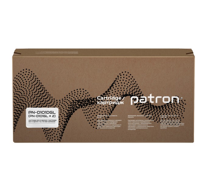Картридж сумісний Samsung MLT-D101S (ML-2160) подвійна упаковка Green Label Patron (PN-D101DGL)