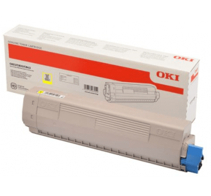 Тонер-картридж C823 7K NEU жовтий Oki (46471105/46471101)