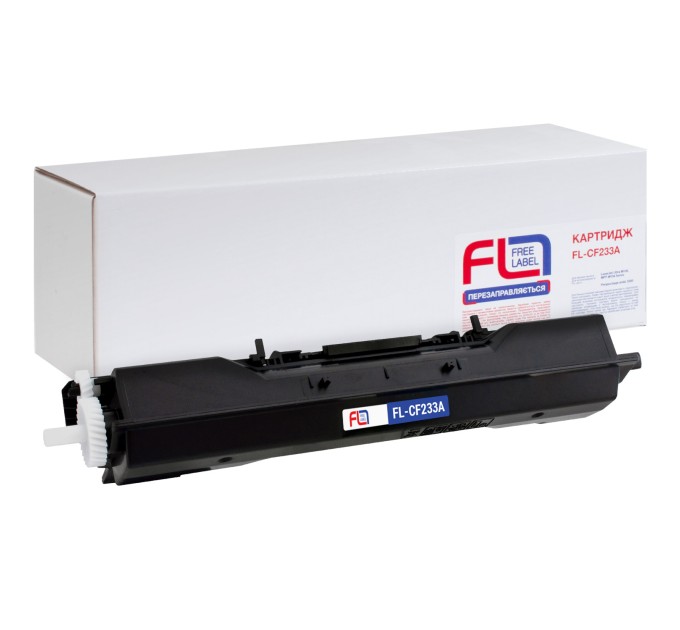 Тонер-картридж сумісний HP 33A (CF233A) Free Label (FL-CF233A)