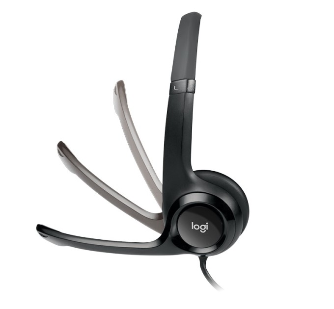 Гарнітура USB H390, чорна Logitech (981-000406)