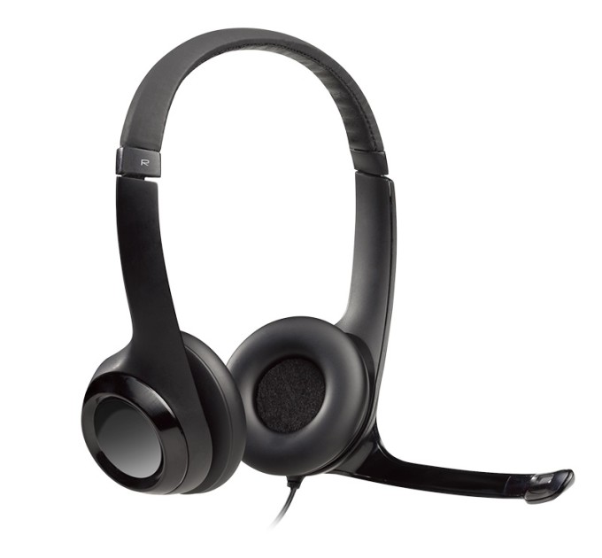 Гарнітура USB H390, чорна Logitech (981-000406)