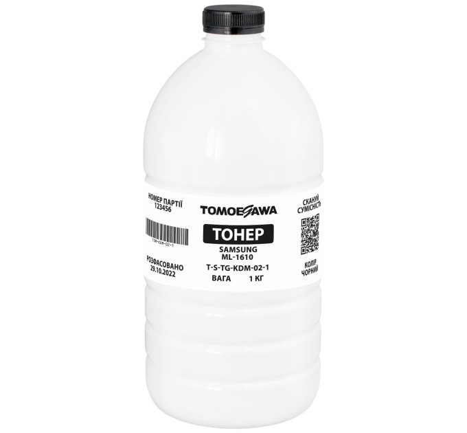 Тонер Samsung ML-1610 флакон, 1 кг Tomoegawa (TSM-KDM-02-1)