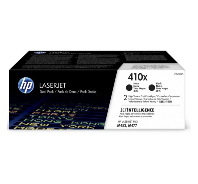 Картридж 410X чорний HP (CF410XD)