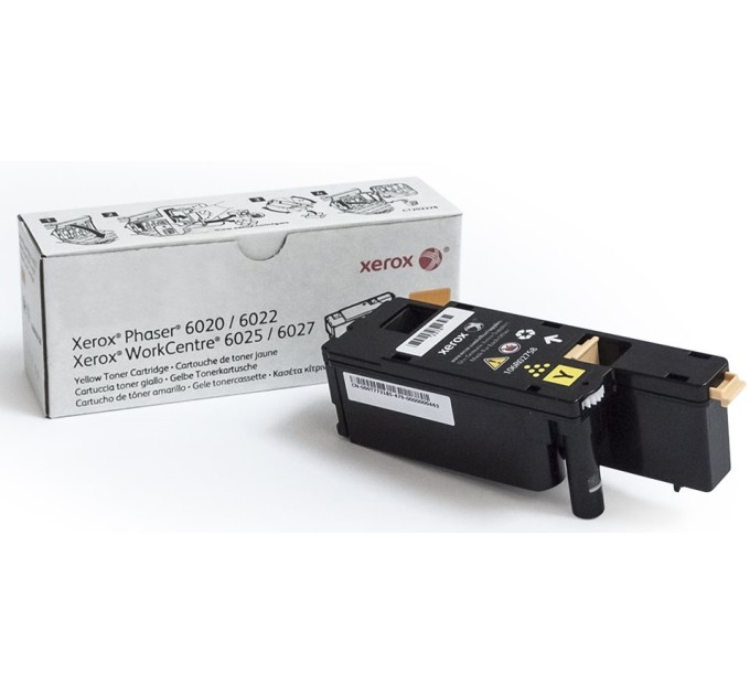 Тонер-картридж WC6025/6027 жовтий Xerox (106R02762)