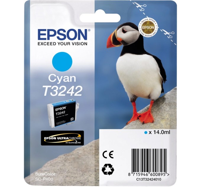 Картридж SC-P400 блакитний Epson (C13T32424010)