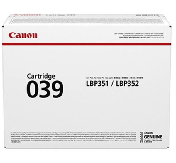 Картридж 039 чорний Canon (0287C001)