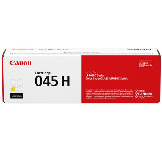 Картридж 045H жовтий Canon (1243C002)
