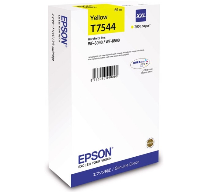 Картридж T754440 XXL жовтий Epson (C13T754440)