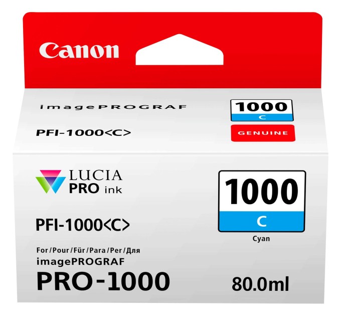 Картридж PFI-1000 блакитний Canon (0547C001)