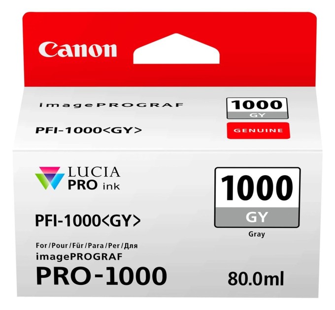 Картридж PFI-1000 сірий Canon (0552C001)