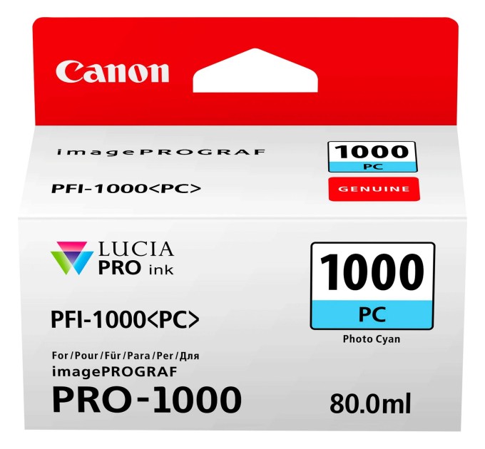 Картридж PFI-1000 фото блакитний Canon (0550C001)