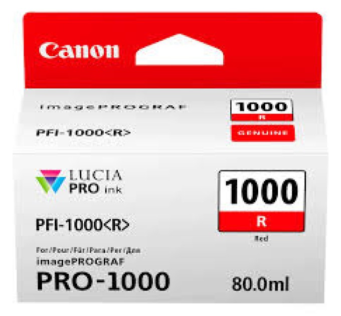 Картридж PFI-1000 червоний Canon (0554C001)