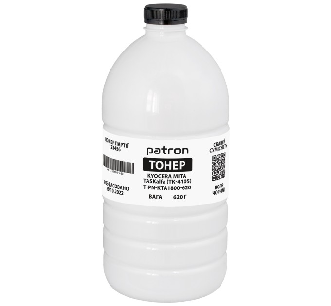Тонер Kyocera Mita Taskalfa 1800 флакон, 620 г Patron (PN-KTA1800-620)