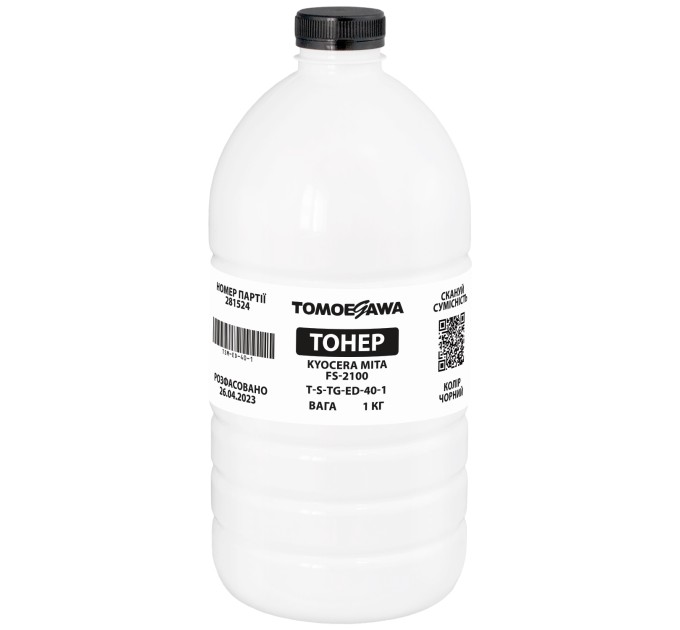Тонер Kyocera Mita FS-2100 флакон, 1 кг Tomoegawa (TSM-ED-40-1)