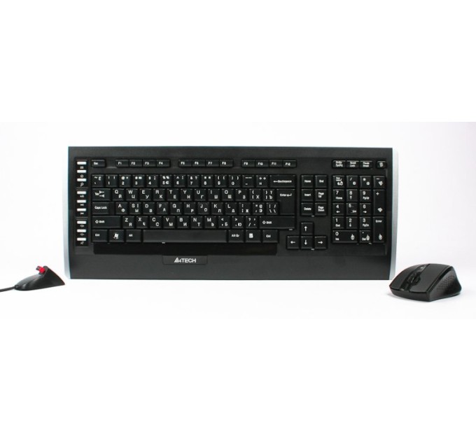 Комплект клавіатура та миша бездротовий V-Track чорний A4Tech (9300F (GR-152+G9-730FX))