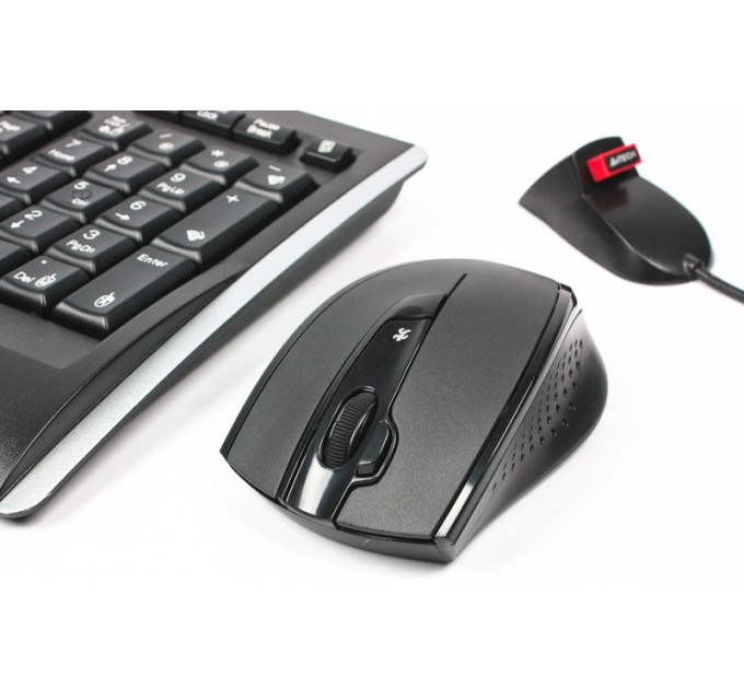 Комплект клавіатура та миша бездротовий V-Track чорний A4Tech (9300F (GR-152+G9-730FX))