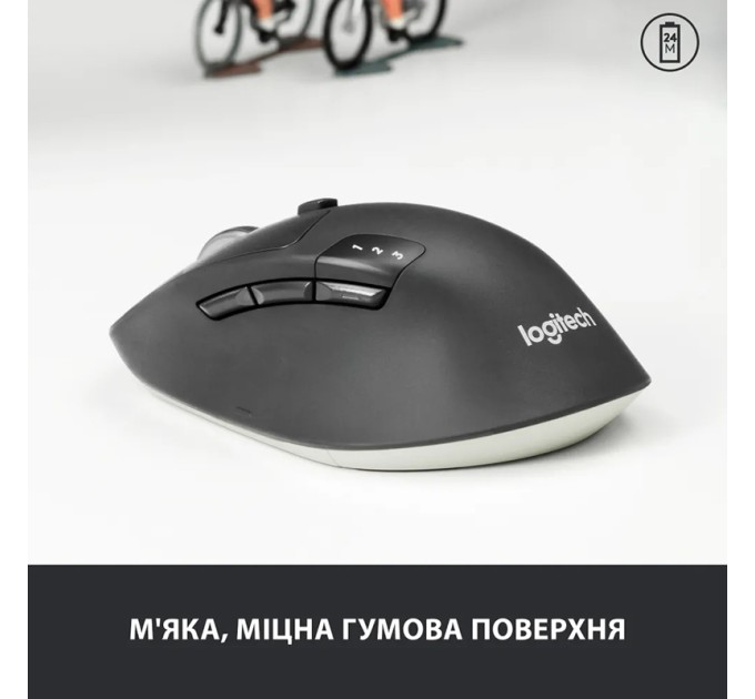 Миша бездротова M720 Triathlon, чорна Logitech (910-004791)