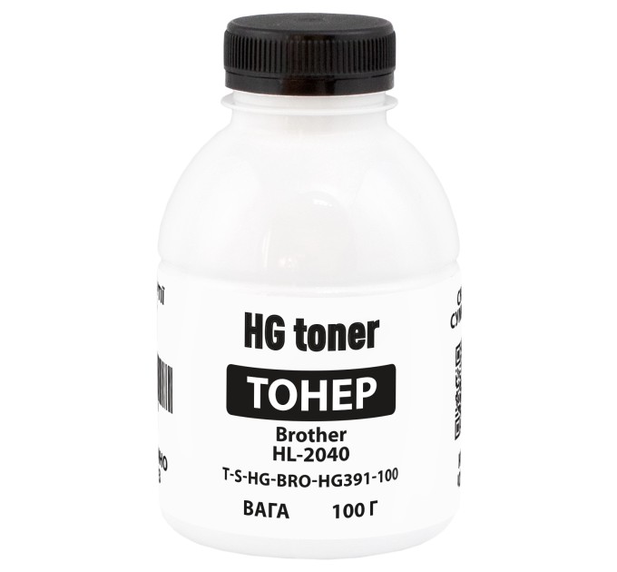 Тонер Brother HL-2040 флакон, 100 г HG toner (TSM-HG391-100)