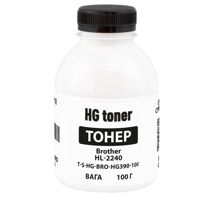 Тонер Brother HL-2240 флакон, 100 г HG toner (TSM-HG390-100)
