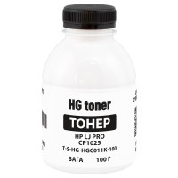 Тонер HP LJ Pro CP1025 флакон, 100 г, чорний HG toner (TSM-HGC011K-100)