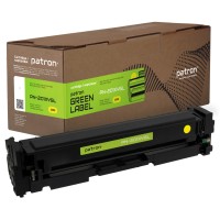 Картридж сумісний HP 201X (CF402X) жовтий Green Label Patron (PN-201XYGL)