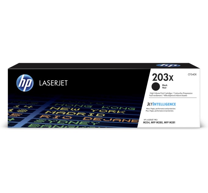 Картридж 203X чорний HP (CF540X)