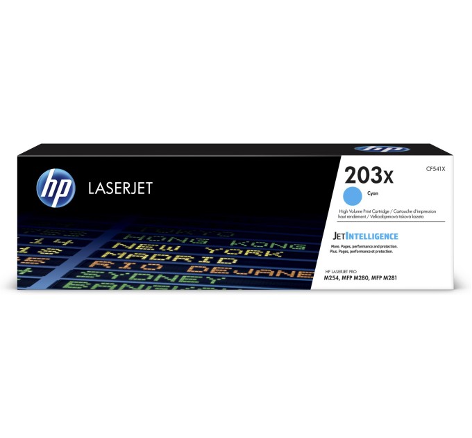 Картридж 203X блакитний HP (CF541X)