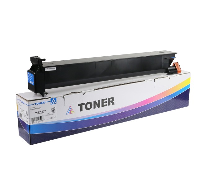 Тонер-картридж сумісний Konica Minolta Bizhub C200, TN213C 360г, блакитний CET (CET6804)