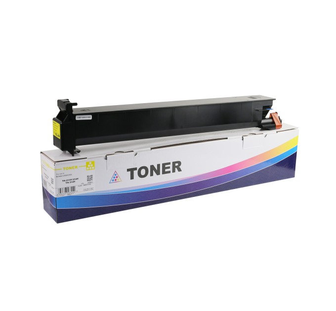 Тонер-картридж сумісний Konica Minolta Bizhub C200, TN213Y 360г жовтий CET (CET6802)