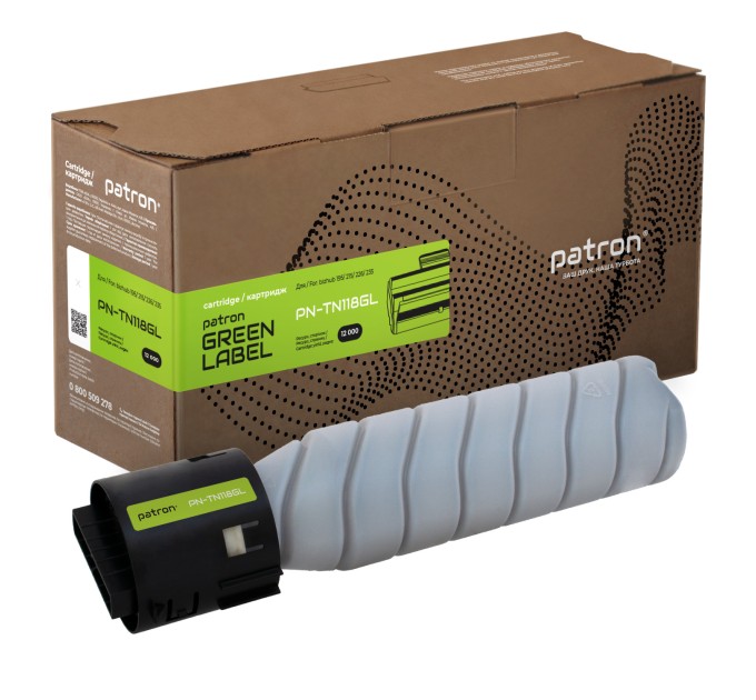 Тонер-картридж сумісний Konica Minolta TN118 Green Label Patron (PN-TN118GL)