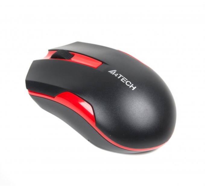 Миша бездротова V-Track USB G3-200N, чорно-червона A4Tech (G3-200N (Black+Red)